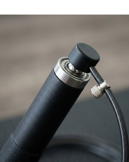 modcasa Matte Black Speed Jump Rope 10 ft