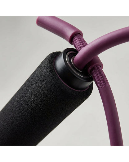 modcasa Plum Weighted Jump Rope 0.9 lb Foam Handles