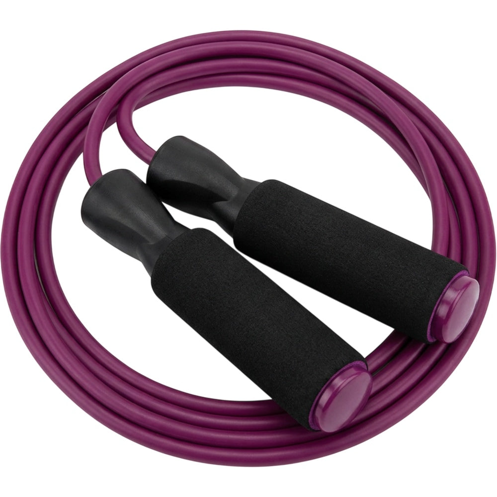 modcasa Plum Weighted Jump Rope 0.9 lb Foam Handles