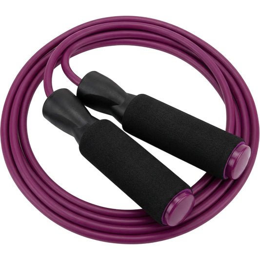 modcasa Plum Weighted Jump Rope 0.9 lb Foam Handles