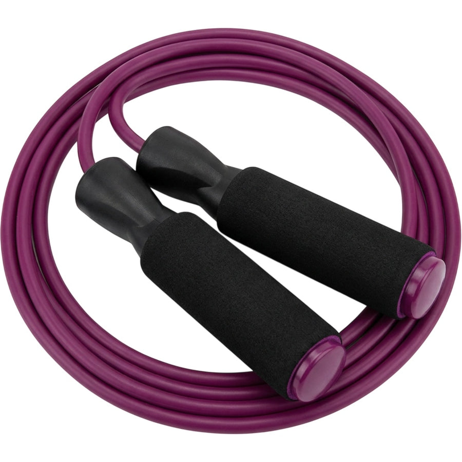 modcasa Plum Weighted Jump Rope 0.9 lb Foam Handles